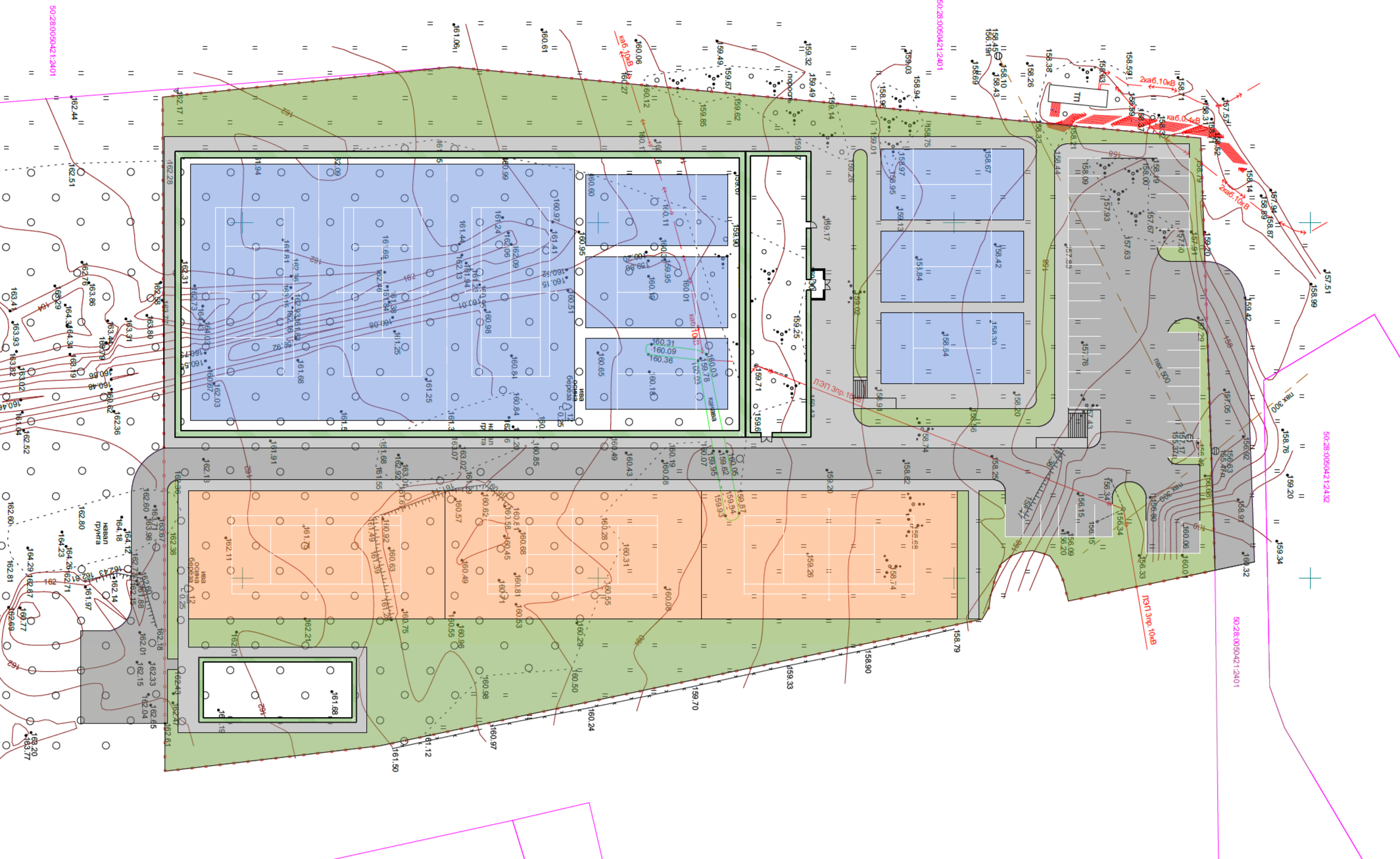 Генплан теннисной академии в Юсупово Генплан теннисной академии в Юсупово